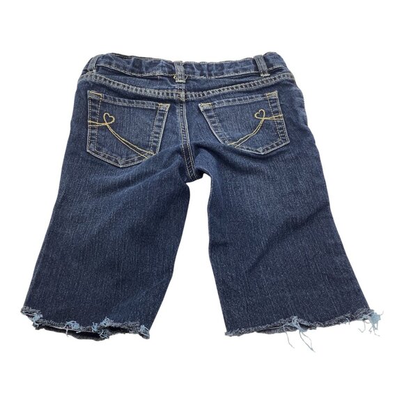 Childrens Place Girls Bootcut Stretch Denim Jeans Blue Size 6 Adjustable Waist - Picture 10 of 11
